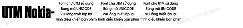 UTM Nokia字体转换